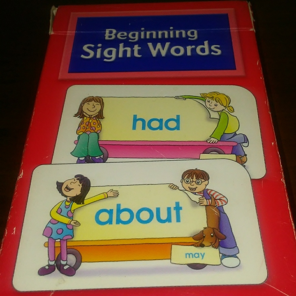 Beginning Sight Word Flash Cards